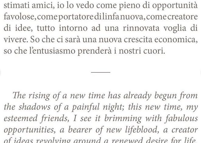 Brunello Cucinelli Scrive La Lettera Del Tempo Nuovo